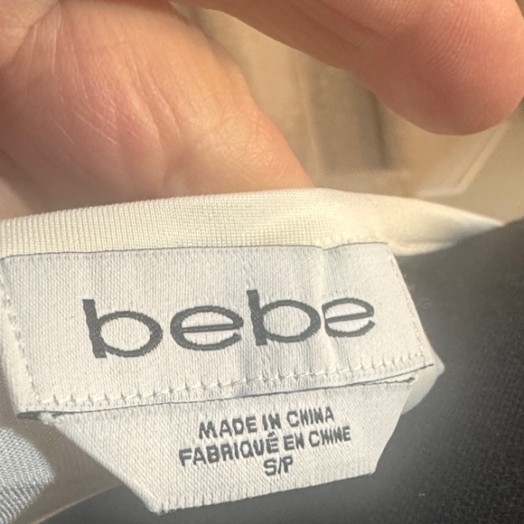 bebe Ivory Draped Halter Top - Picture 4 of 4